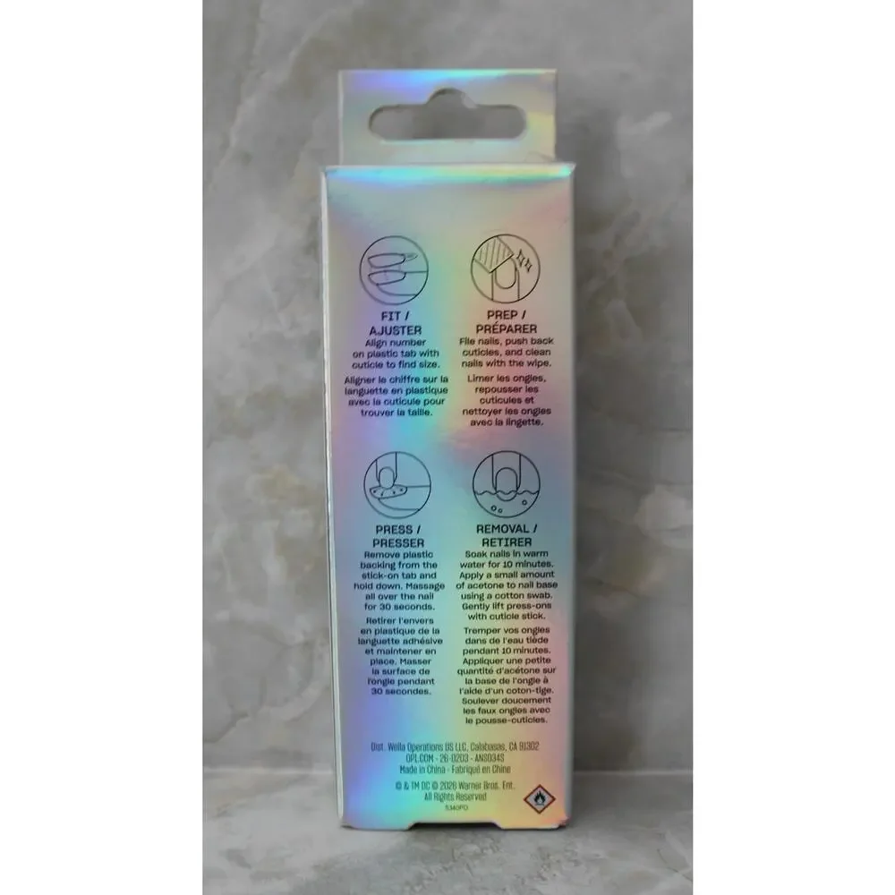 O.P.I Sticking Point Press On Nails She's a Hero Peel and Press Mani New